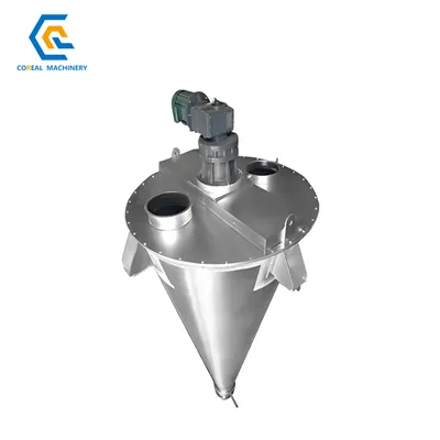 Structural Features And Maintenance Of Single Cone Double Screw Mixer
